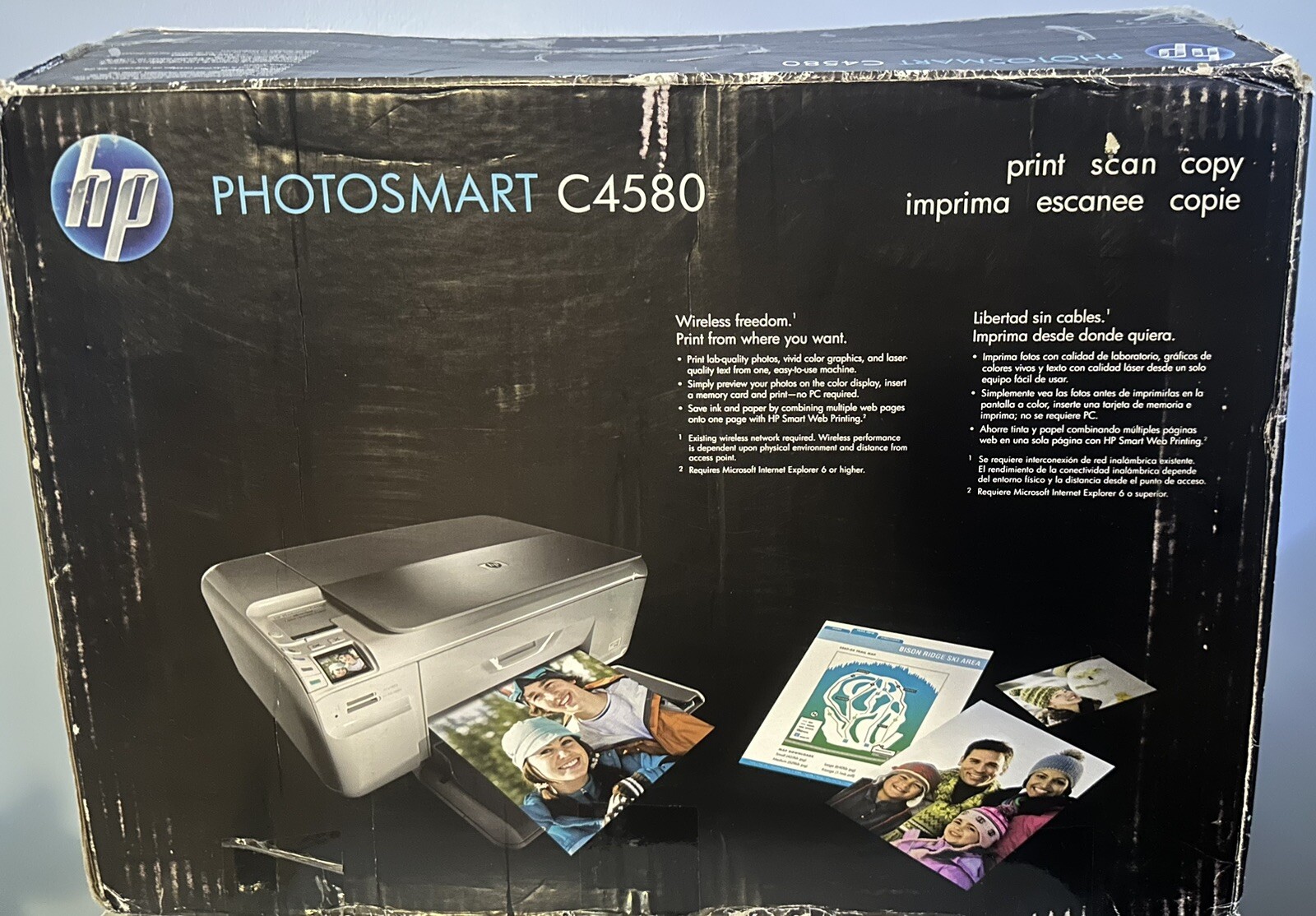 HP Photosmart C4580 AllInOne Inkjet Printer 884420171027 eBay