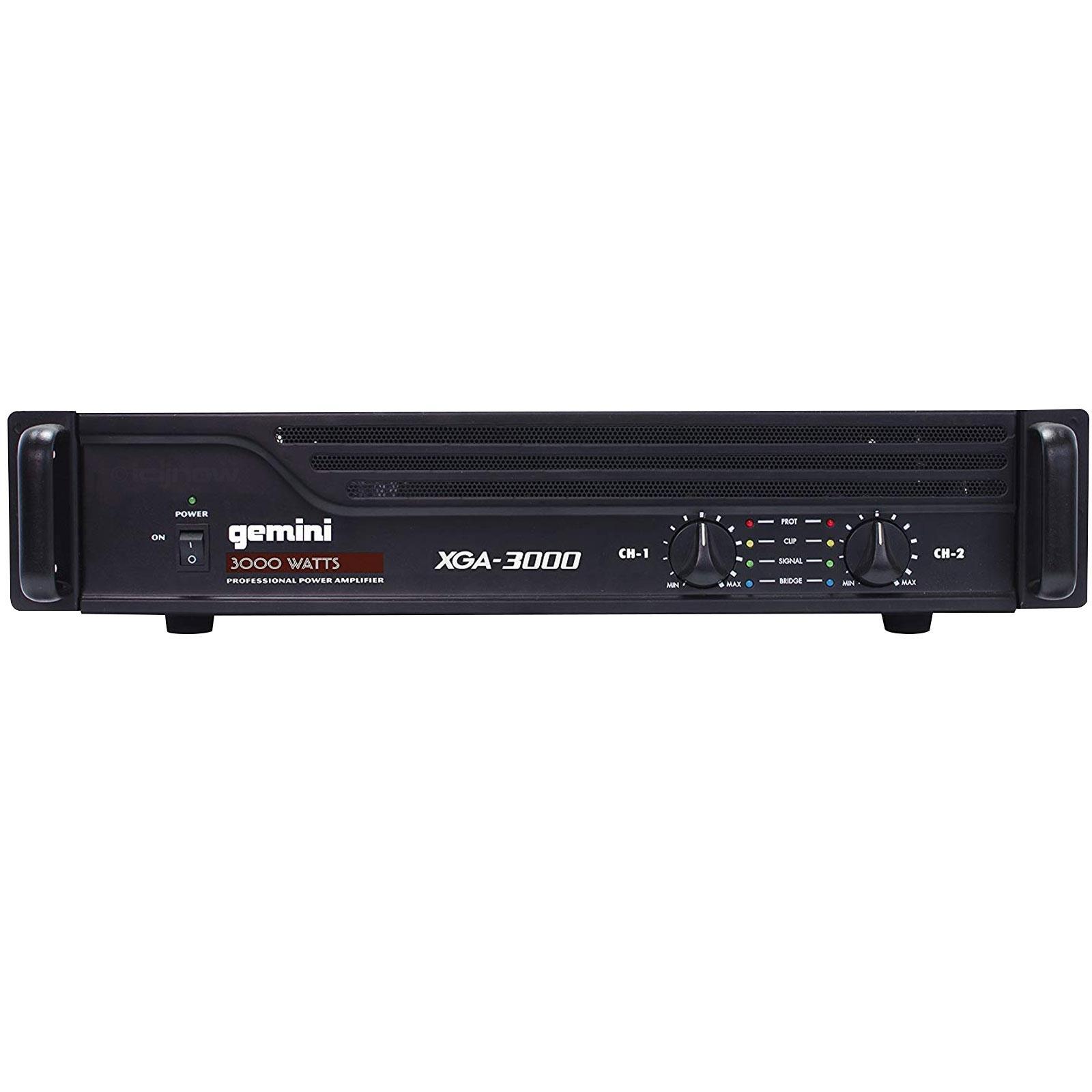 Профессиональный DJ PA-усилитель мощности Gemini XGA-3000 мощностью 3000 Вт RMS 31190₽