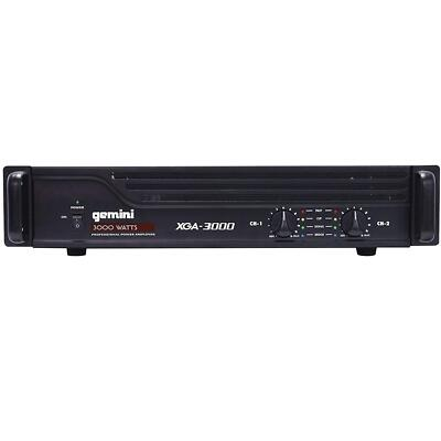 #ad Gemini XGA 3000 3000 Watt RMS Professional DJ PA Power Amplifier Amp $189.95