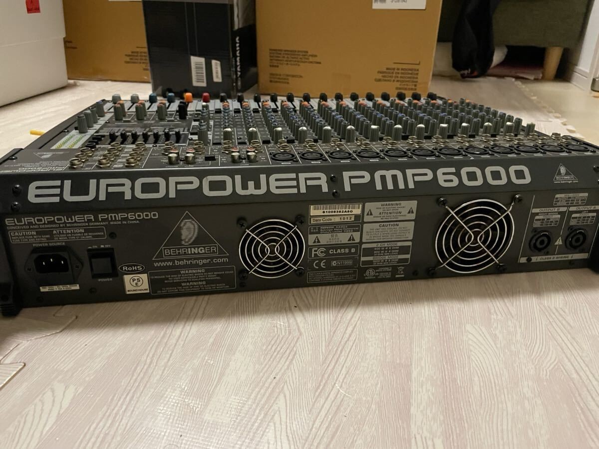 Behringer Europower PMP6000 20-channel Powered Mixer Working Behringer Europower PMP6000 20-channel Powered Mixer Working