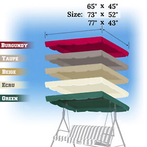 Patio Swing Canopy Replacement Top, Outdoor Swing Canopy Replacement