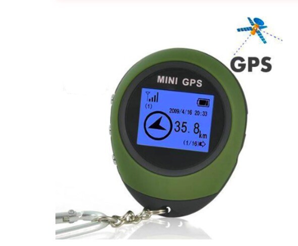 Handheld Location Finder Mini GPS Hiking Tracker Pace Compass