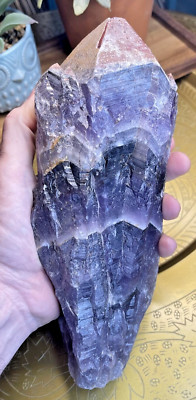 Druzy AURALITE 23 Hematite Red Cap Boreal Chevron Amethyst Wand Canada