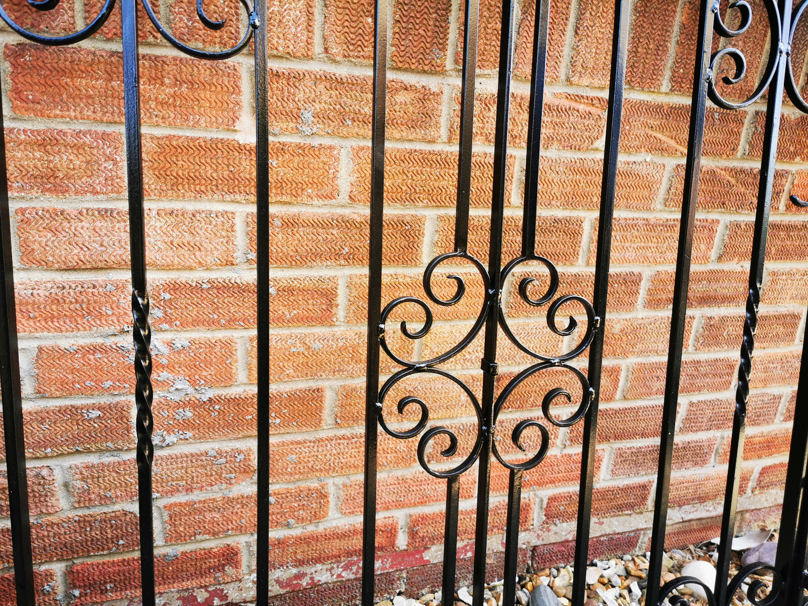 Blacksmith made wrought iron gates eBay
