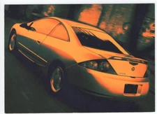Vintage 1999 MERCURY COUGAR Automobile Advertising Oversized Postcard