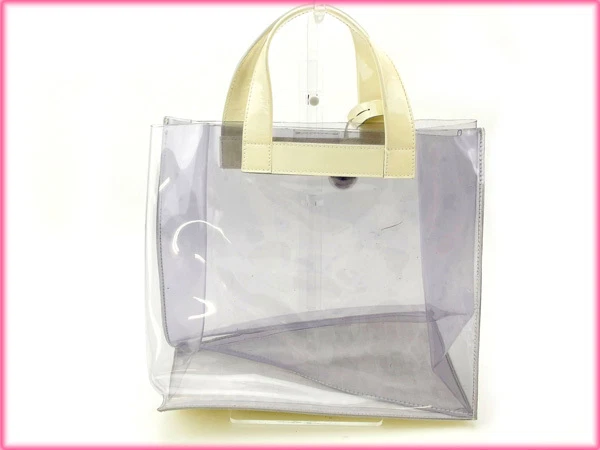 Furla Tote bag White clear Woman Authentic Used Y954
