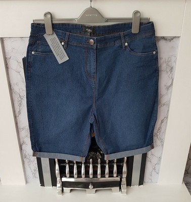 studio blue jean shorts