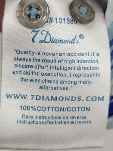 7 Diamanten Hemd Herren groß blau kariert Kurzarm Knopfleiste Taschen adrett - Bild 5 von 9
