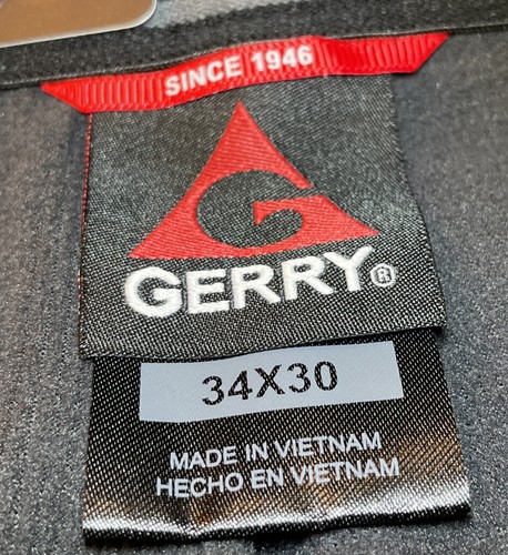 GERRY Venture Terrain Colorway FLEECE LINED Pants Mens 34 x 30 New Fast Ship - 第 11/11 張圖片