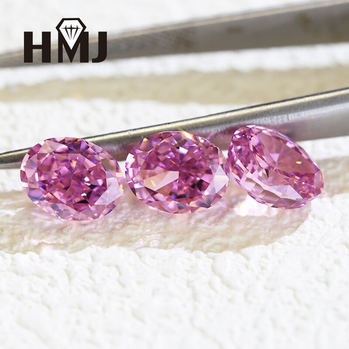 Mixed Color 5A Crushed Ice Cut CZ Stone Oval Cut Cubic Zirconia AAAAA Gemstone - Picture 11 of 45