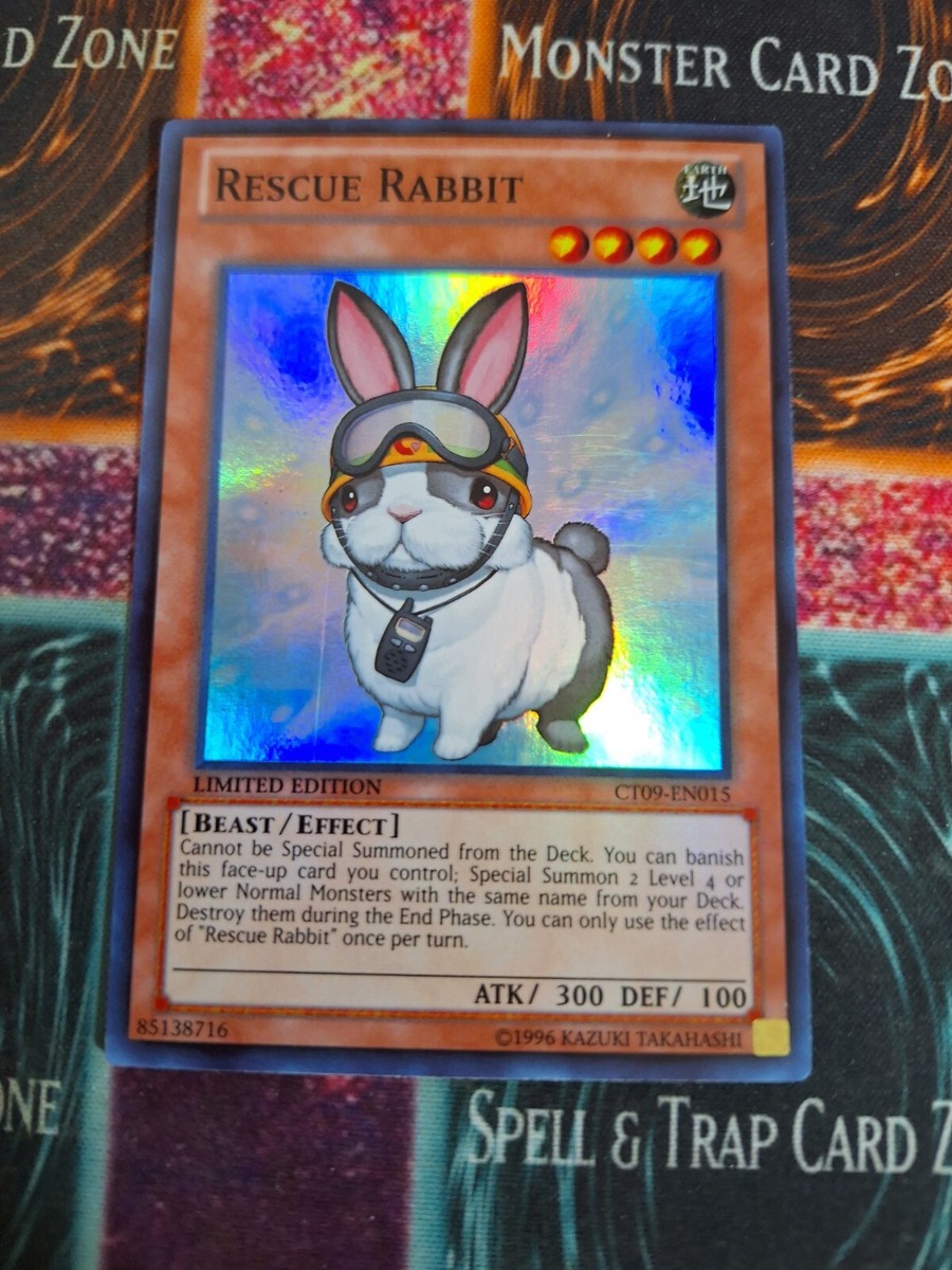 Yu-Gi-Oh! TCG Rescue Rabbit CT09-EN015 Super Rare Limited Near Mint a1/ |  eBay