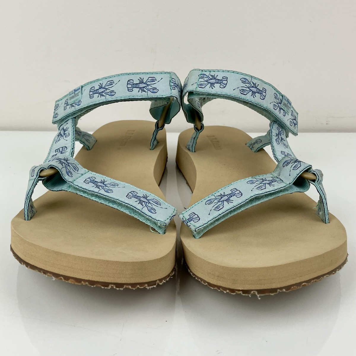 L.L. Bean x Sara Fitz Women's Maine Isle 4 Point Blue Lobster