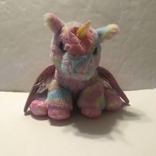 Mattel Barbie Unicorn Plush Pegasus Multicolored 10 Inch Works Play 4305