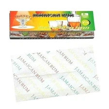 Jamaica Rum Juicy Flavored 1 1/4 Rolling Papers by Hornet 50Lvs USA Shipped