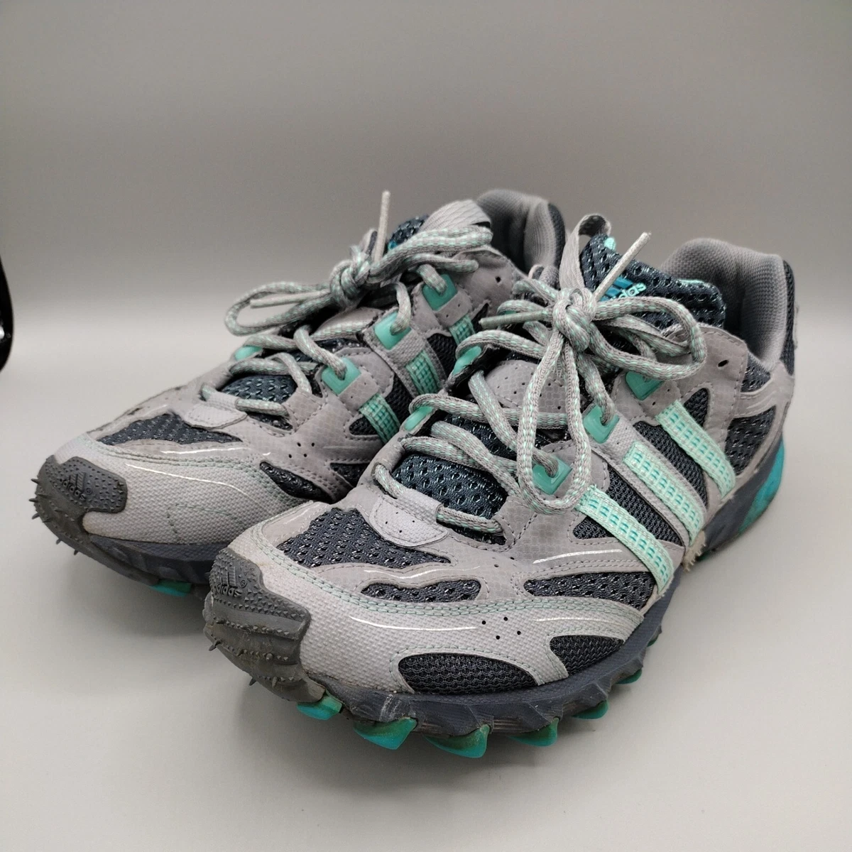 Adidas Womens Kanadia TR3 Running Shoes Gray G23819 Low Lace Up Mesh 8M-READ | eBay