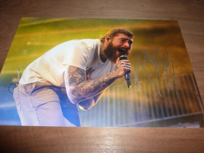 POST MALONE signed 12x8 Foto + COA