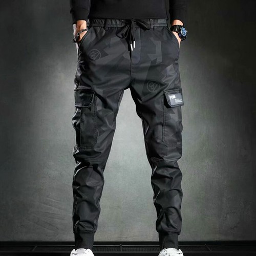 Men's Elasticated Waist Cargo Slim Fit 