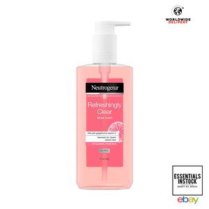 refreshingly clear facial wash