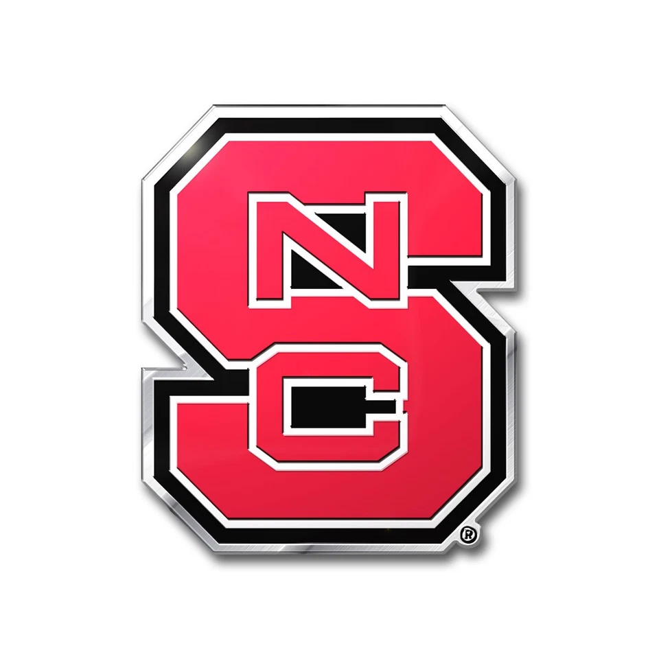 Low Profile Light Weight Aluminum Decal Emblem NCAA NC State Wolfpack - Image 2 of 4
