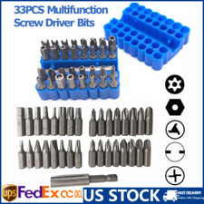 33 Torx Bit Tri Wing Screwdriver Tamper Proof Security Torq Hex Star Spanner Set