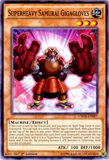Superheavy Samurai Gigagloves - CROS-EN007 - Common - 1st Edition x3 - Near Mint