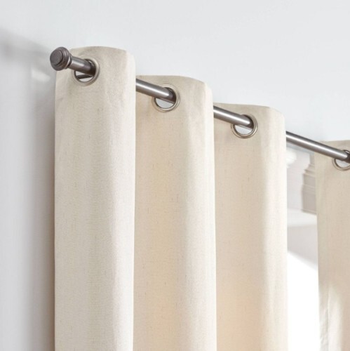 Eclipse Light Blocking Curtain Panels, Set of (2), Windsor Cream, 42" x 63" - Picture 3 of 7