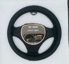 Car And Driver Steering Wheel Cover With Ergonomic Grip Standard Fit Slip On