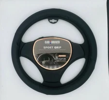 Car and Driver Steering Wheel Cover with Ergonomic Grip Standard Fit Slip On