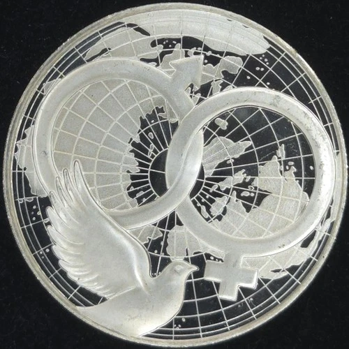 1975 Sterling Silver Proof 24g Postmasters of America #18 Round Franklin Mint