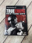True Crime: New York City PS2 Sony PlayStation 2 Manual & Game
