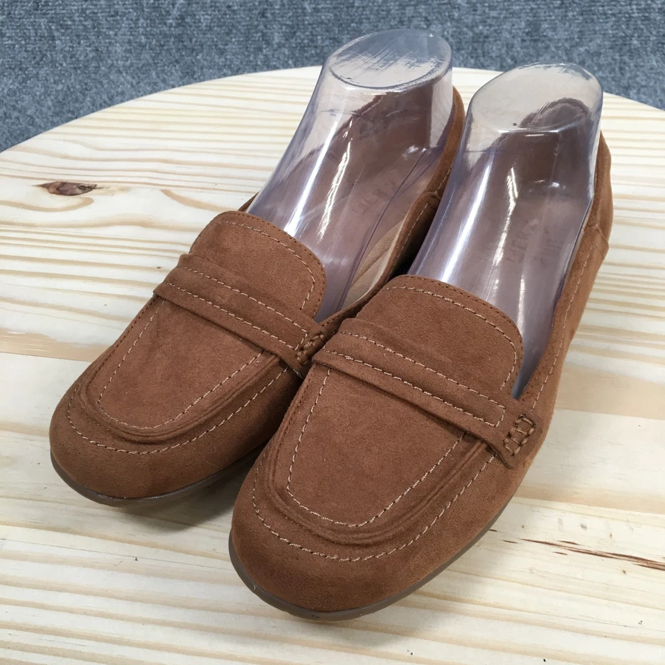 Naturalizer Shoes Womens 9 M Dannah Loafers Brown Fabric Slip On Casual Comfort - Image 4 of 4