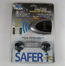 New PEAK PERFORMANCE DUAL SENSOR WIRELESS SIGNAL BACK-UP SYSTEM SENSORS To 5'