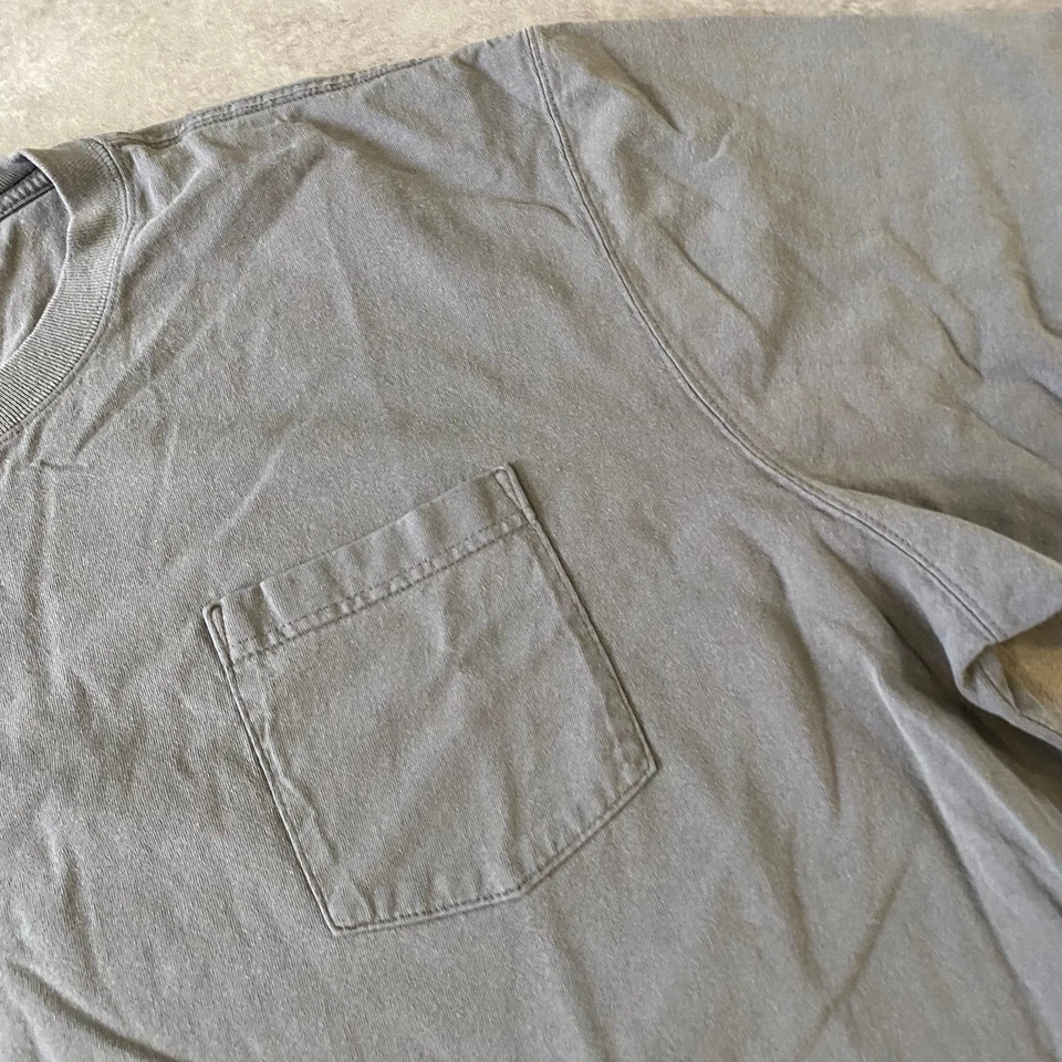 Carhartt T-Shirt Mens 2XL Tall Original Fit Short Sleeve Crew Neck Tee, Grey - Image 4 of 4