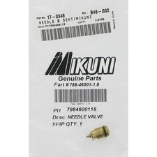 Mikuni 786-46001- Needle and Seat Size 3.3 - 786-46001-3.3