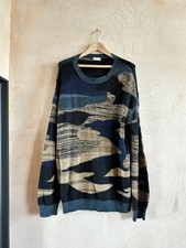 Dries Van Noten Nepal Camo Cashmere Blend Jumper Size L