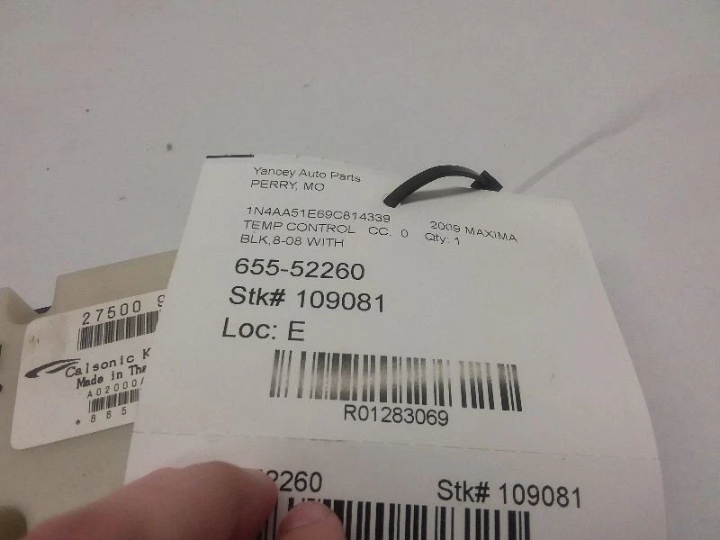 Nissan Máxima 2009-2014 temperatura climatizador automático aire acondicionado Foto 4 de 4