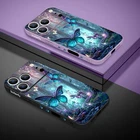 Case For iPhone 17 16 Pro Max 15 14 13 Dreamy Butterfly Silicone TPU Phone Cover