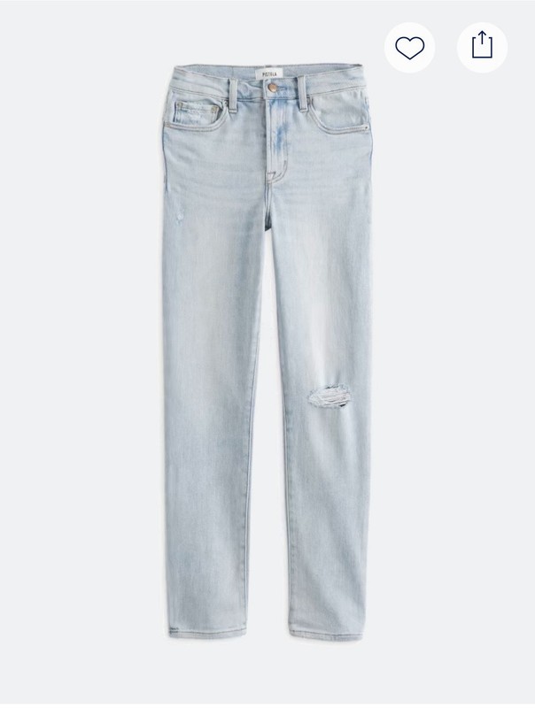Stitch Fix Pistola Madi Modern High Rise Slim Jeans Sz 32 Light Wash