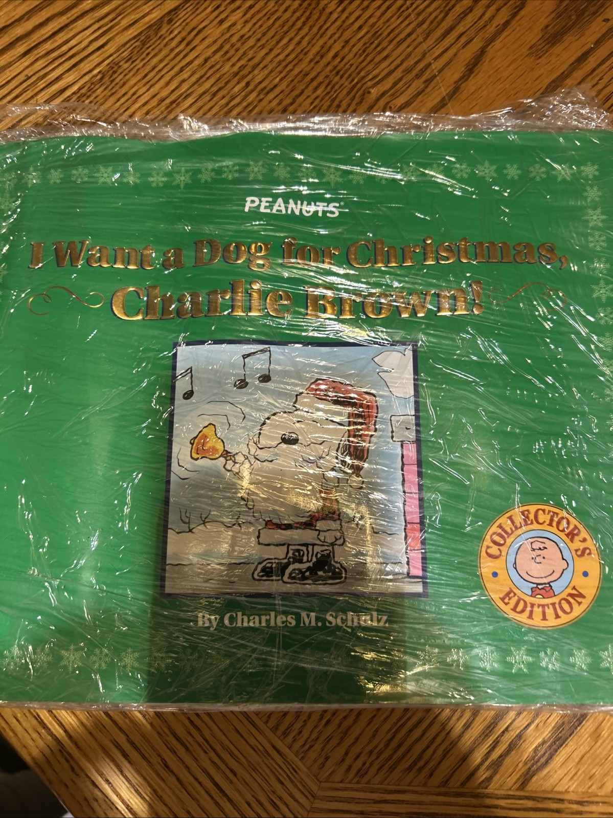 Peanuts I Want a Dog for Christmas, Charlie Brown! Book Collector's Edition Hard
