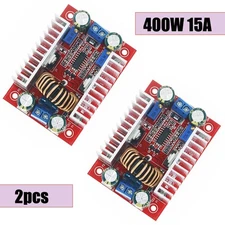 2PCS 400W DC-DC Step Up Boost Buck Voltage Converter Power Supply Module 15A