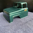 VINTAGE TONKA TRUCK CAB PART 1958,1959,1960,1961 SEMI,pickup ORIGINAL PAINT GRN