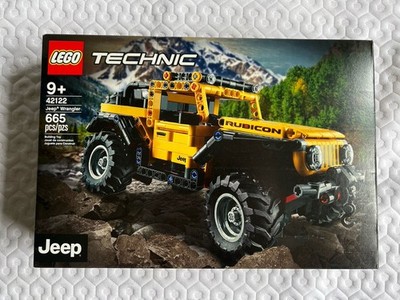 NIB Sealed LEGO Technic #42122 Yellow Jeep Wrangler Rubicon - Retired Set