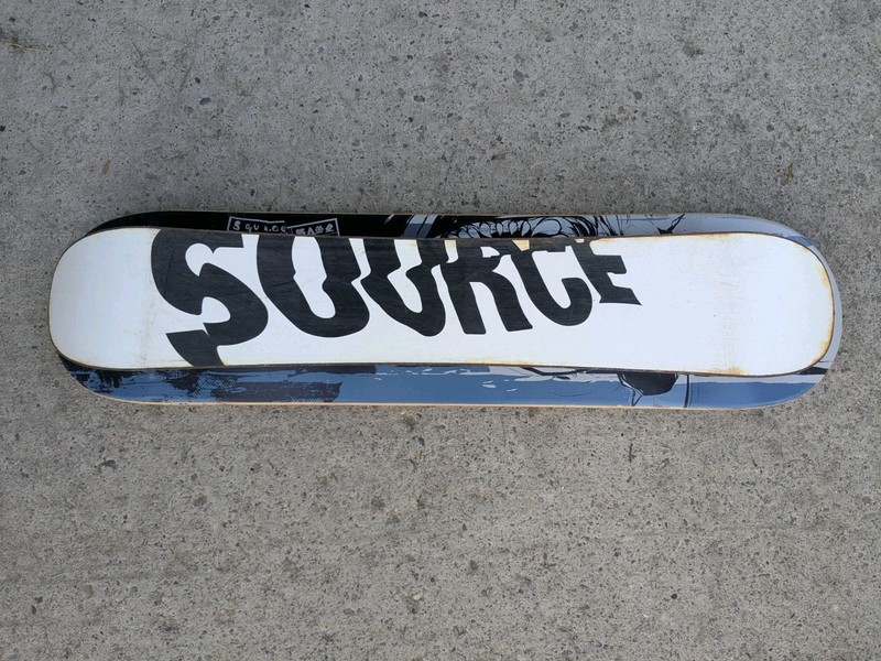 Vintage Burton Source Bi-Level Snowskate Snowdeck SD.03 Canine Rare Collectible