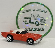 Hot Wheels 1957 Ford Thunderbird from 2008. Orange w/white roof. Nice cond.