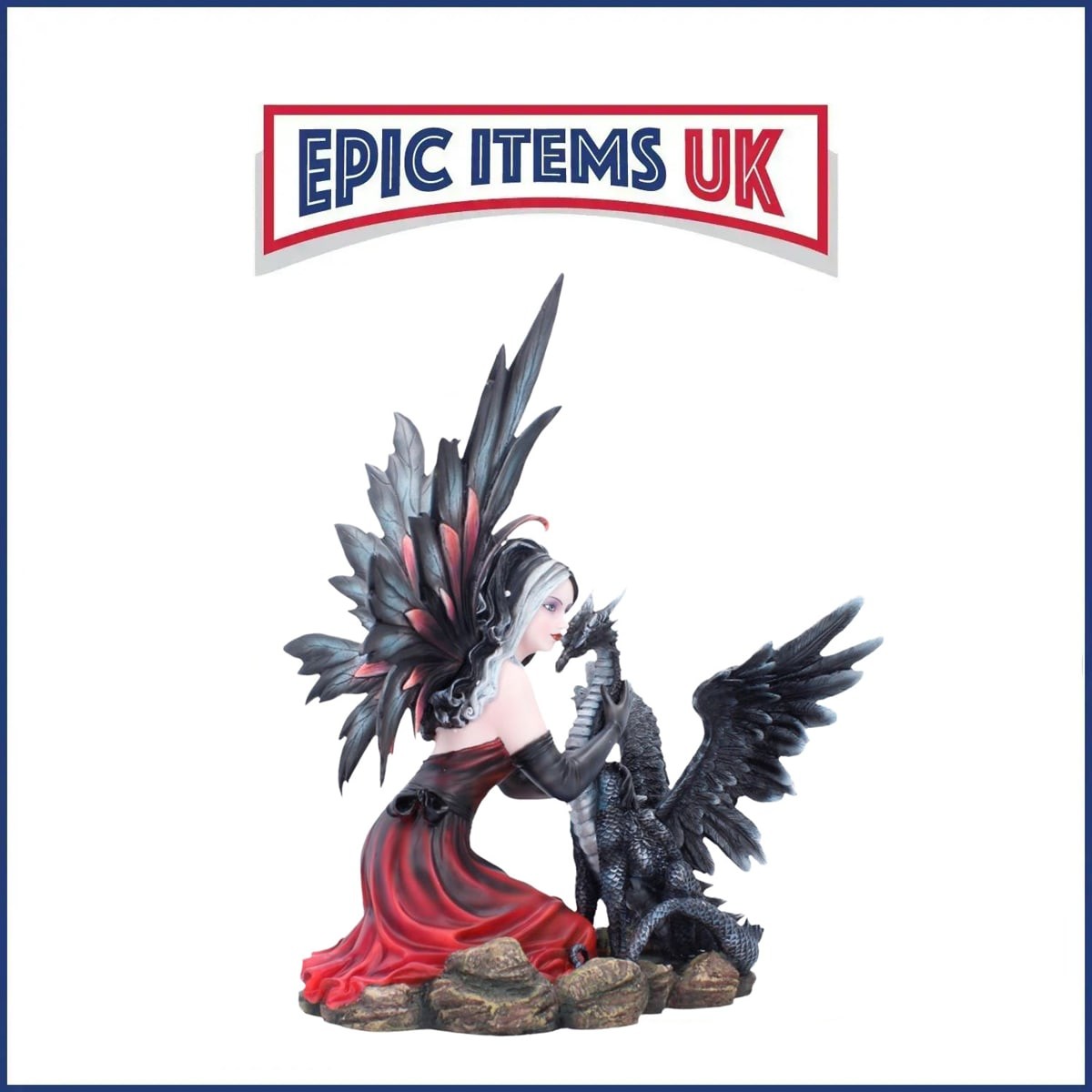 Nemesis Now Dragon’s Whisper Fairy Figurine 40cm - NEW IN STOCK