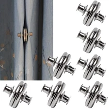 Magnetic Curtain Clips, 7 Pairs, Strong Weights for Indoor/Outdoor Use