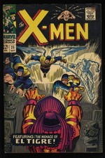 X-Men #25 FN 6.0 1st Appearance El Tigre Jack Kirby Art! Marvel 1966
