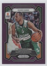 2023-24 Panini Prizm Turkish Airlines EuroLeague Purple 44/99 Marcus Brown 1pe9