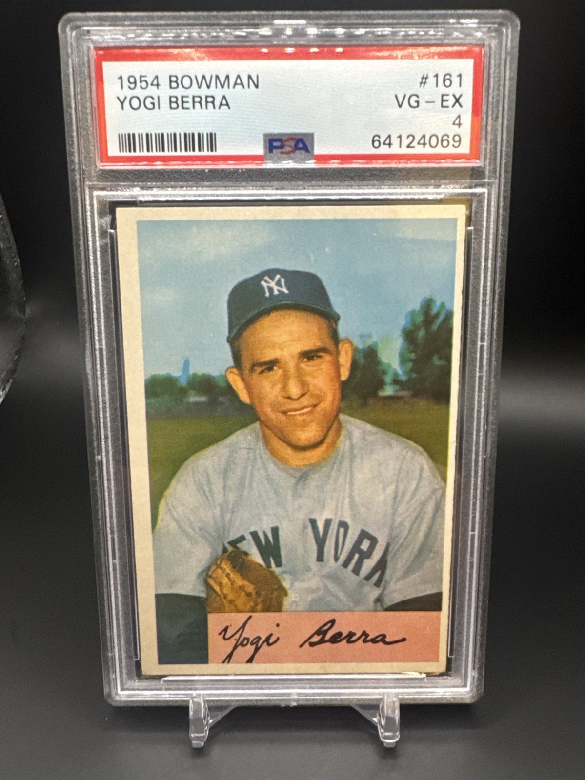 Yogi Berra 1954 Bowman #161 PSA 4 (VG-EX) Yankees HOF