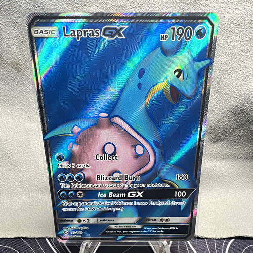 The Pokémon Company Lapras GX 139/149 Sun & Moon Ultra Rare Holo 2017
